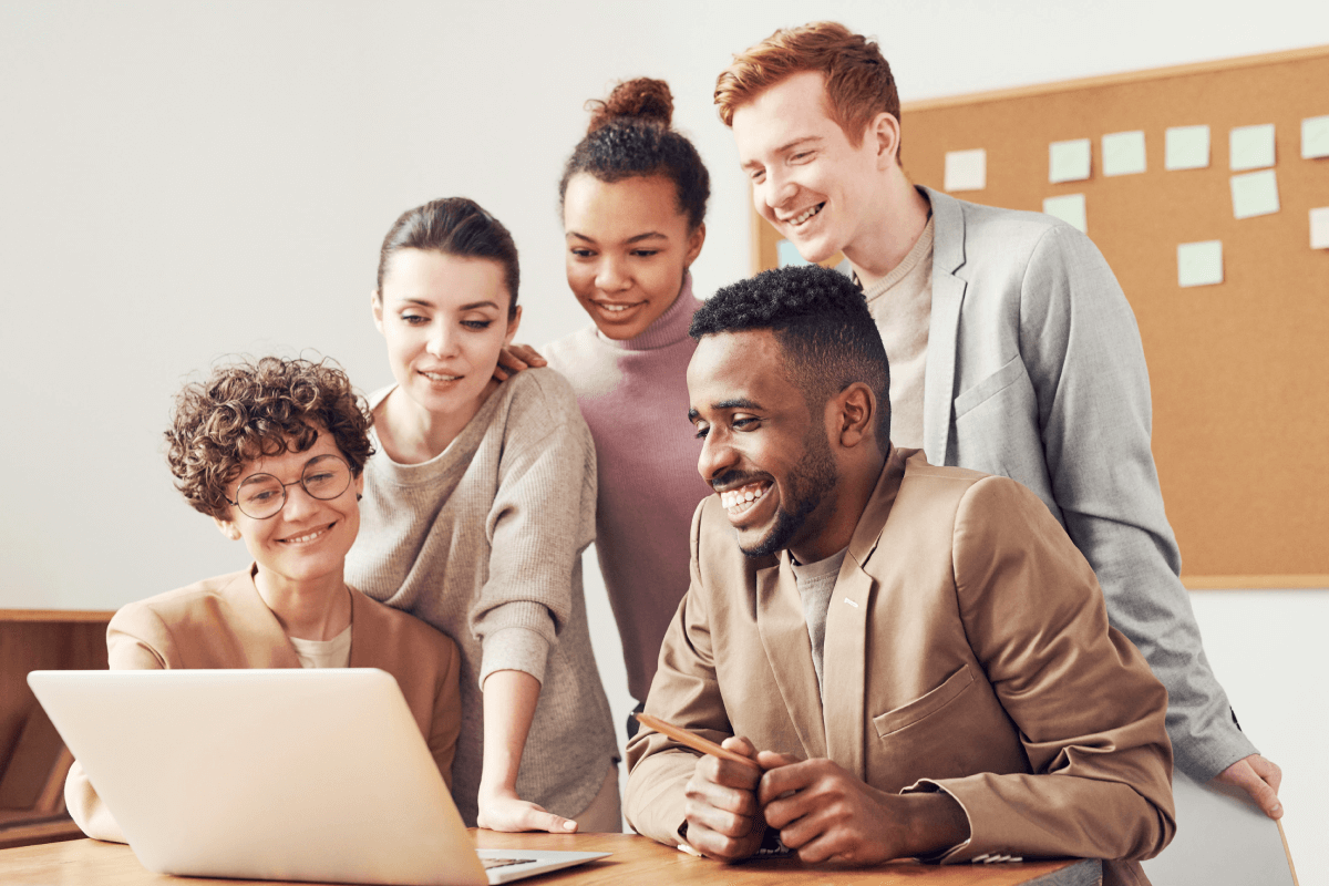 Group of people talking