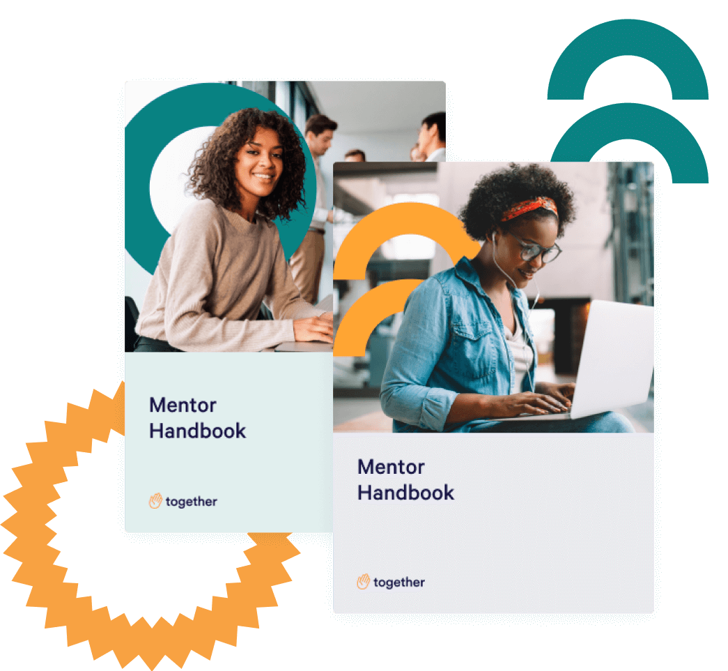Screenshot of mentoring handbooks