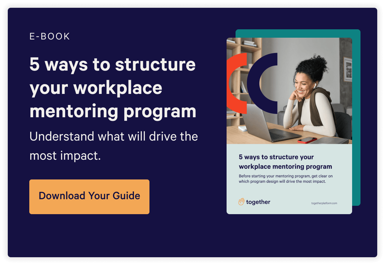 5 ways to structure your workplace mentoring program