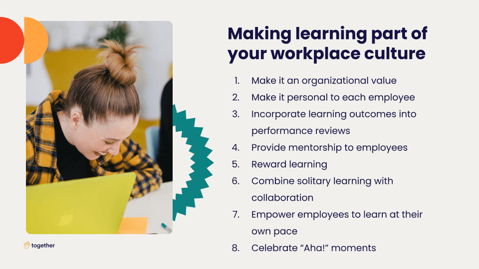 8 steps to making learning part of your workplace culture