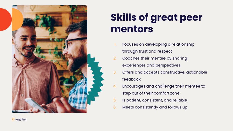 Skills of great peer mentors