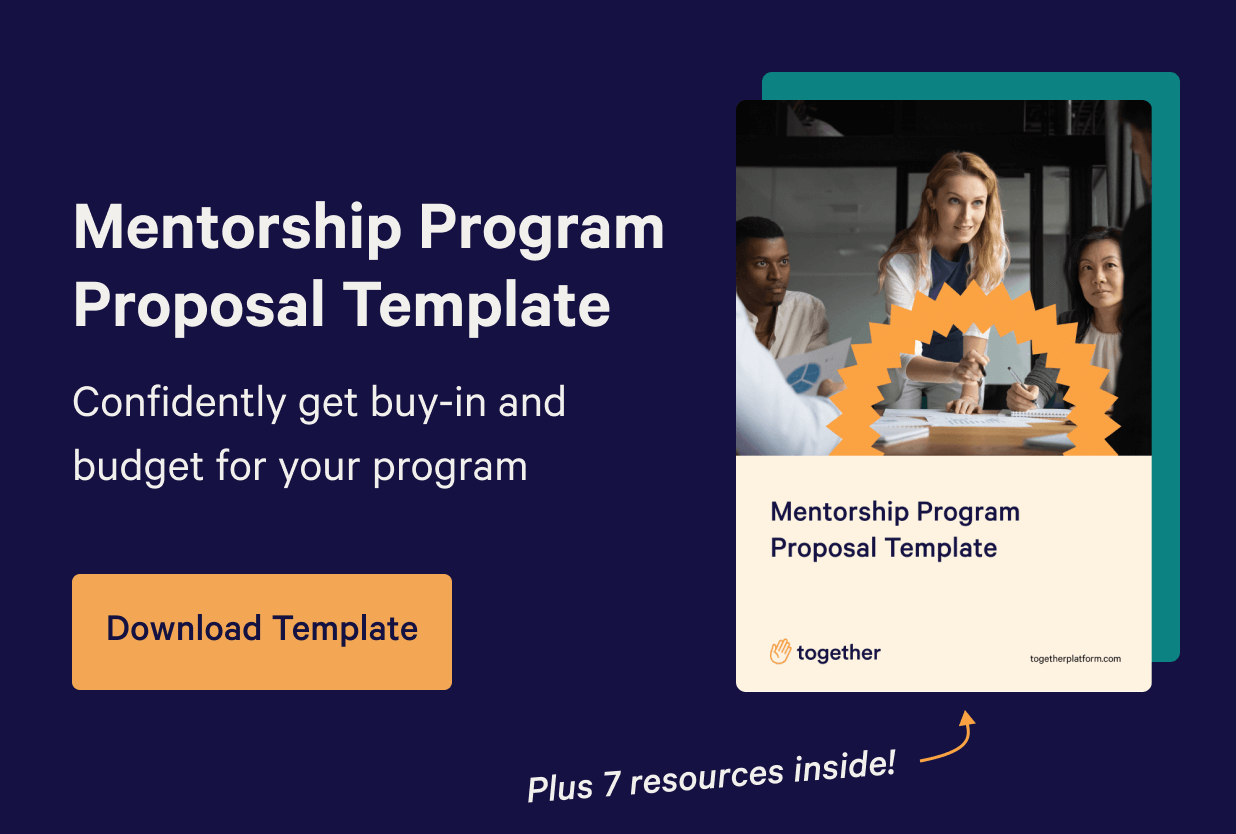Mentorship program proposal template download