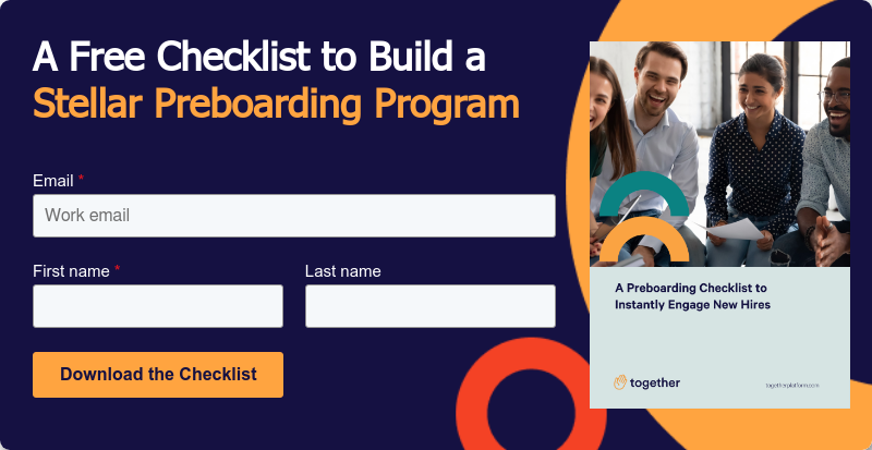 A Free Checklist to Build a Stellar Preboarding Program