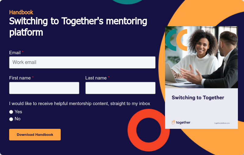 Handbook Switching to Together's mentoring platform 